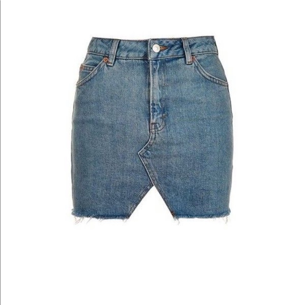 Topshop denim skirt!